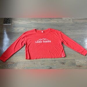 Arizona Jean Company Red Long Sleeve Tee‎ size L